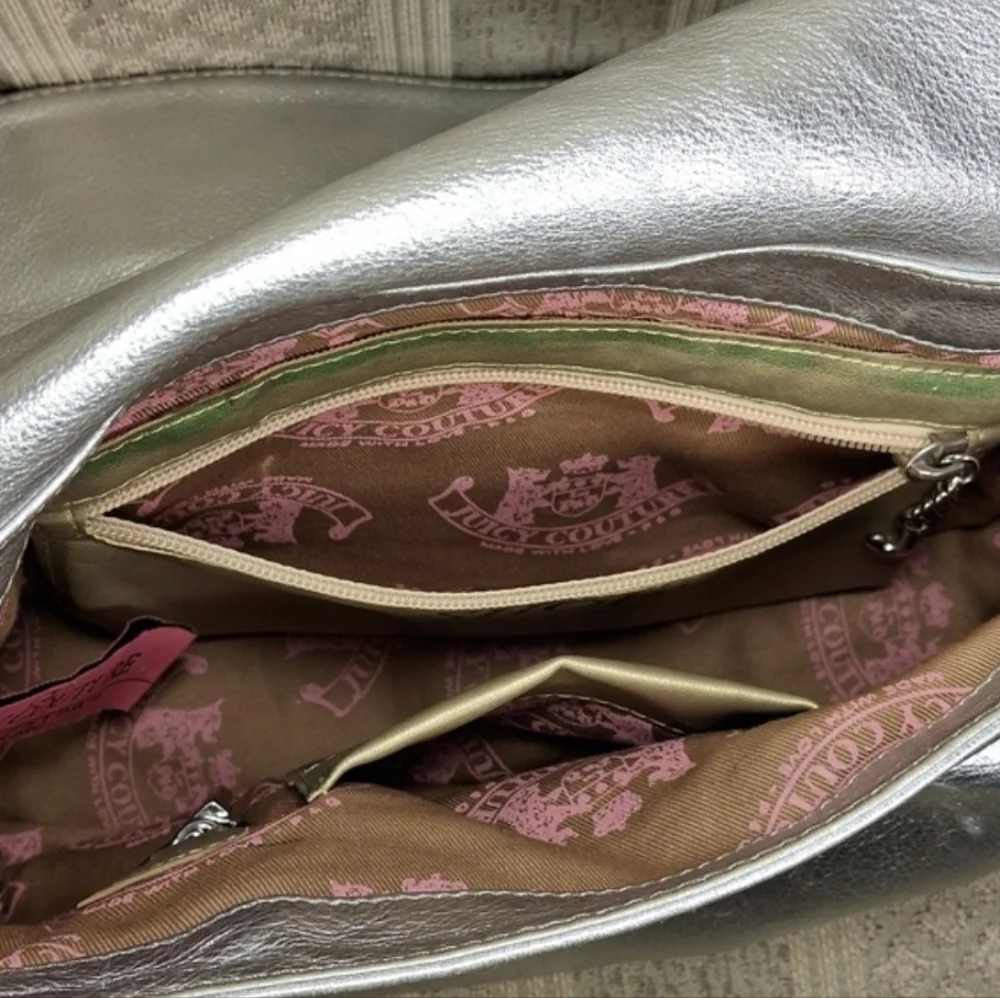 Juicy Couture Y2K Silver Hobo Bag